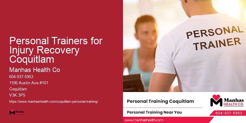 Personal Trainers for Injury Recovery Coquitlam Personal Trainers For Kids
