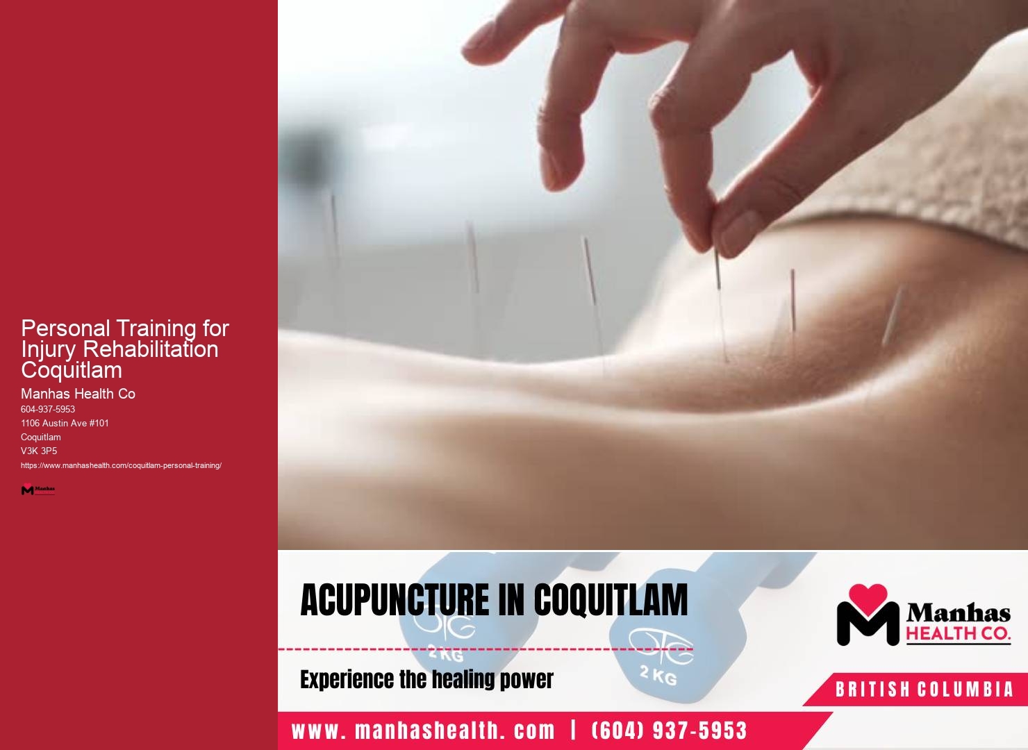 Personal Training for Injury Rehabilitation Coquitlam Personal Training for Flexibility Improvement