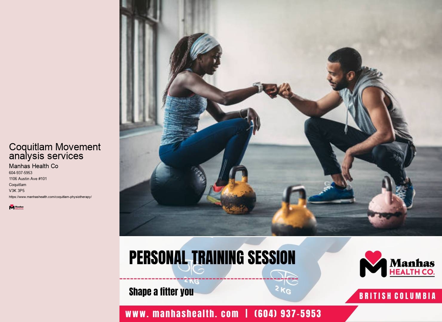 Comprehensive balance training programs in Coquitlam