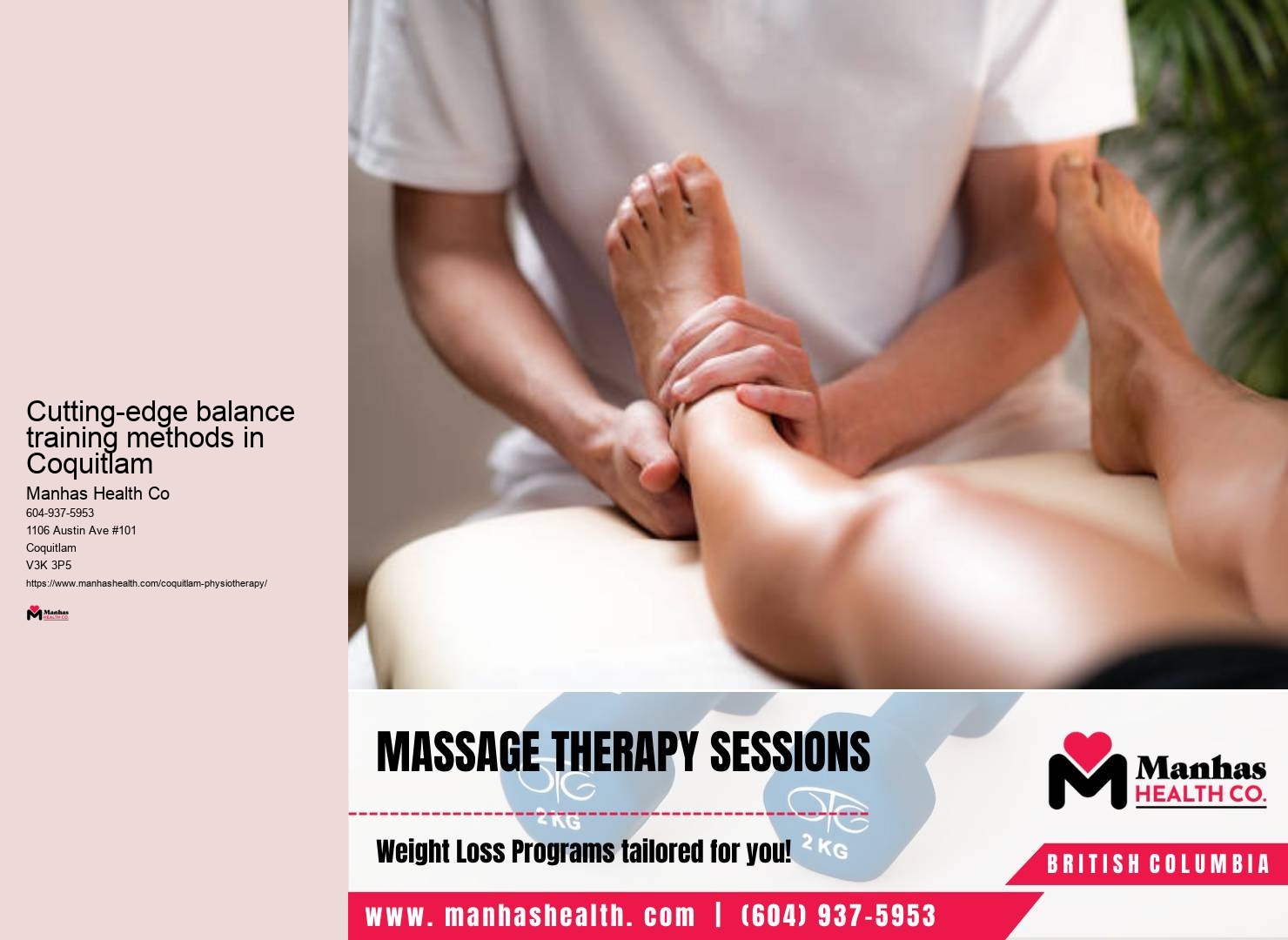 Cutting-edge physiotherapy approaches Coquitlam BC