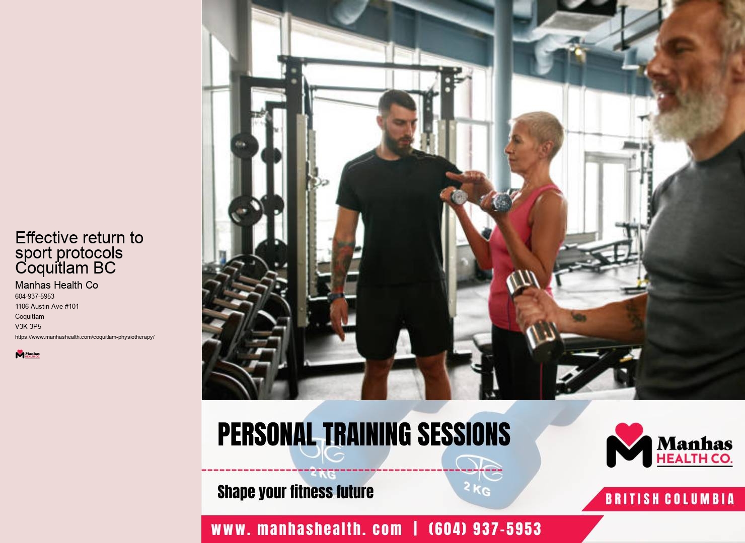 Cardiac rehabilitation exercises in Coquitlam
