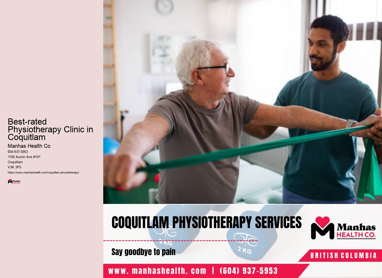 Best-rated Physiotherapy Clinic in Coquitlam