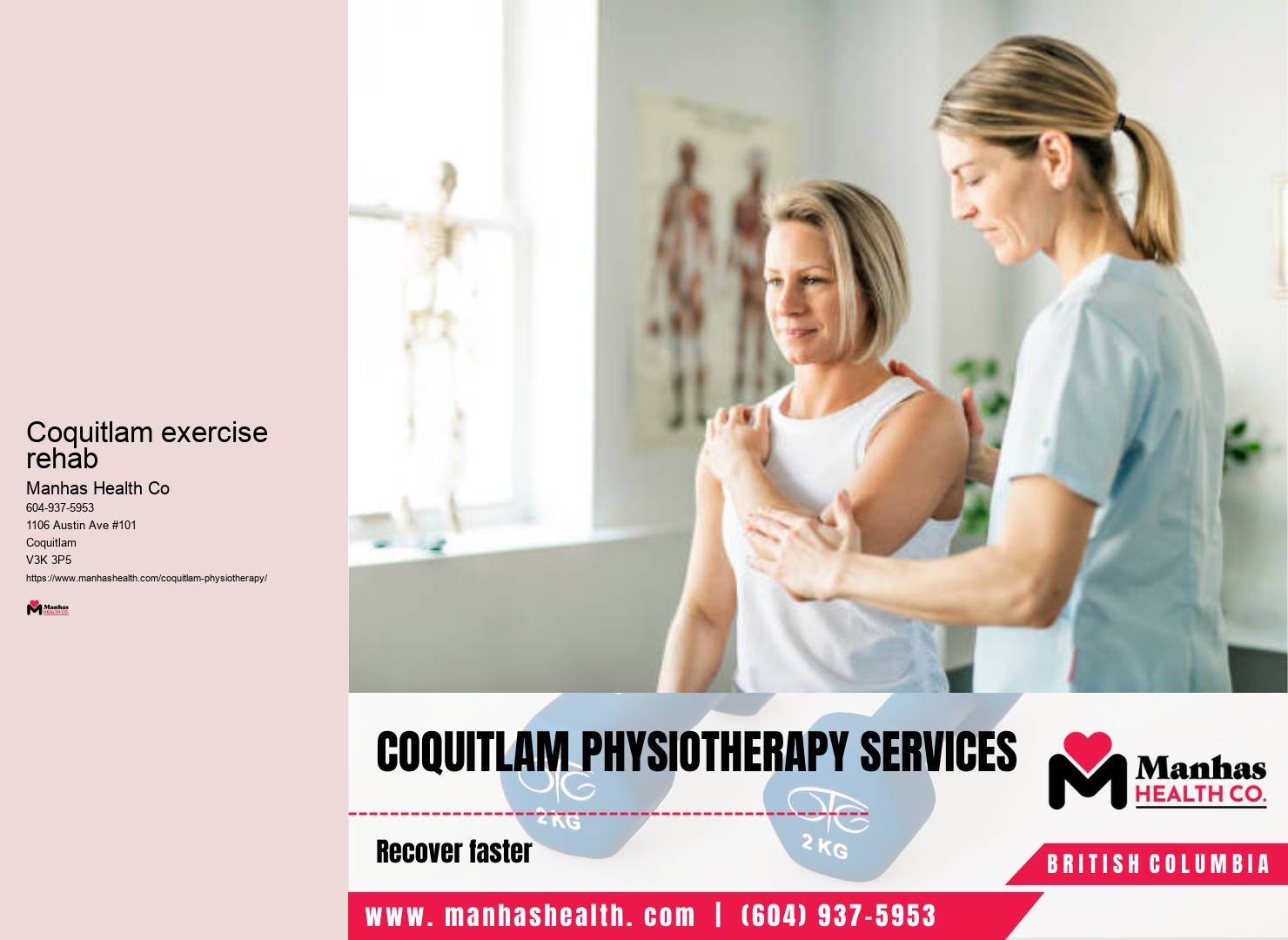 Best Physiotherapist in Coquitlam BC