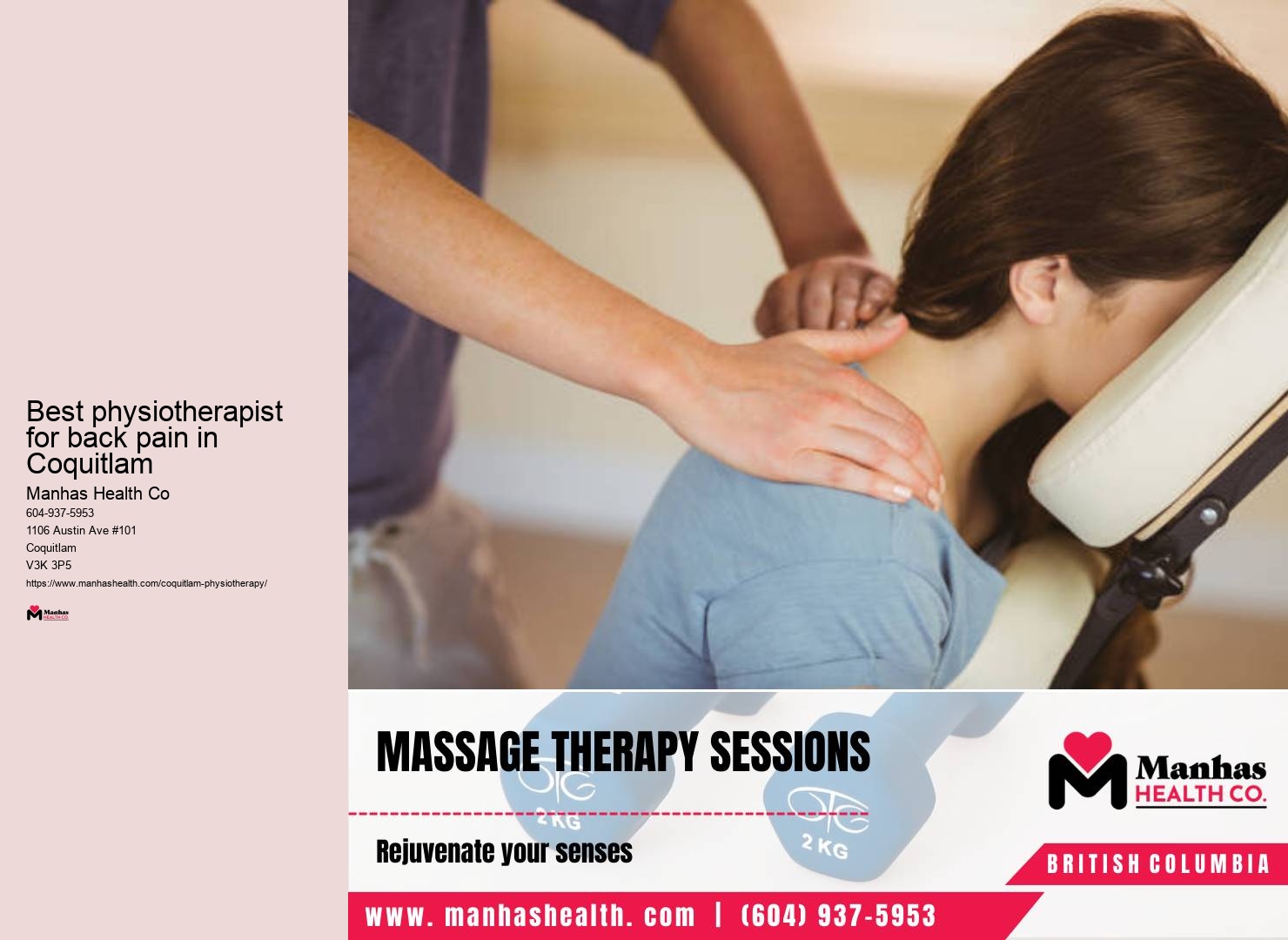 Physiotherapy for sports performance Best physiotherapist for back pain in Coquitlam