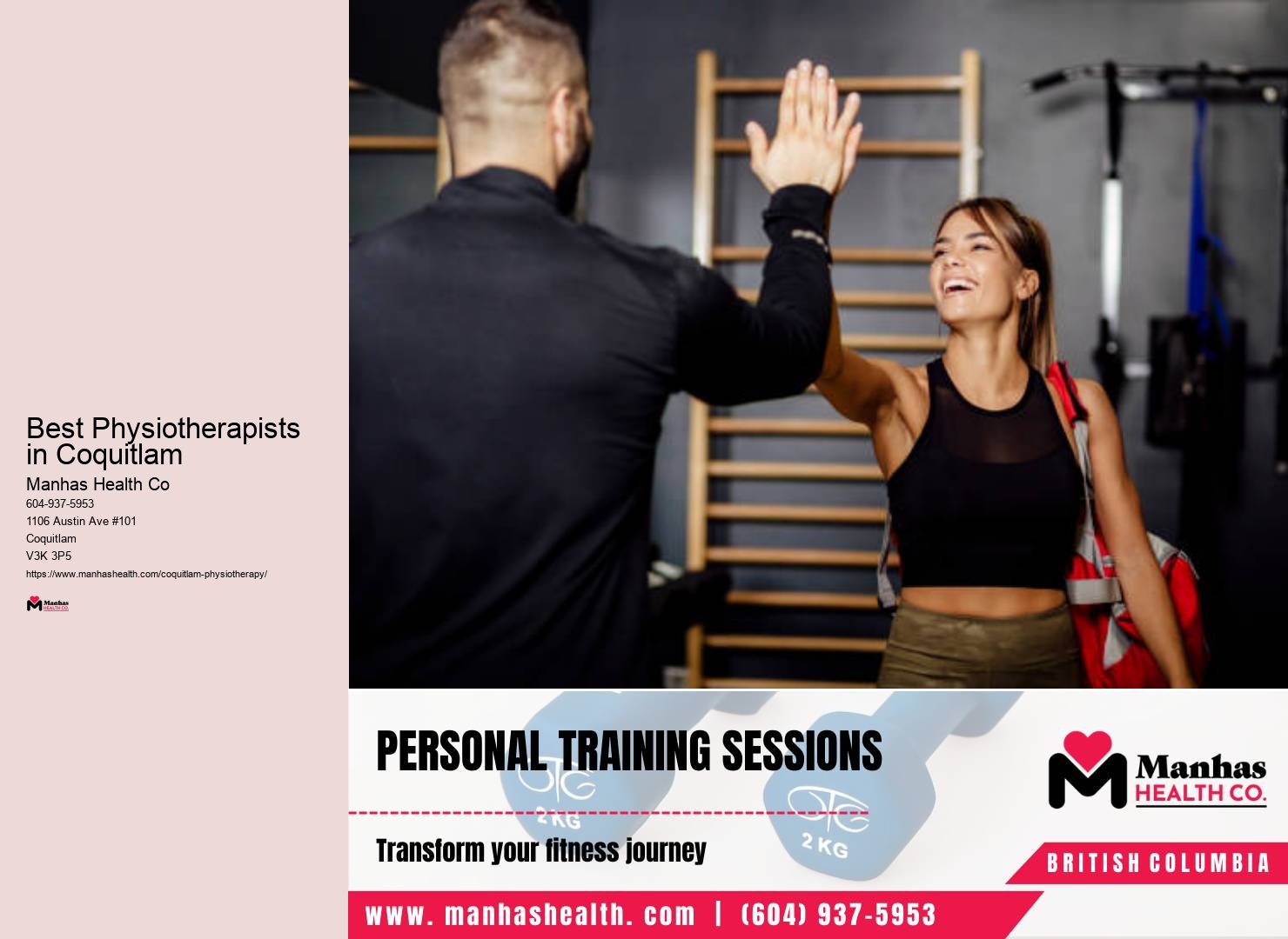 Therapeutic exercise specialists Best Physiotherapists in Coquitlam
