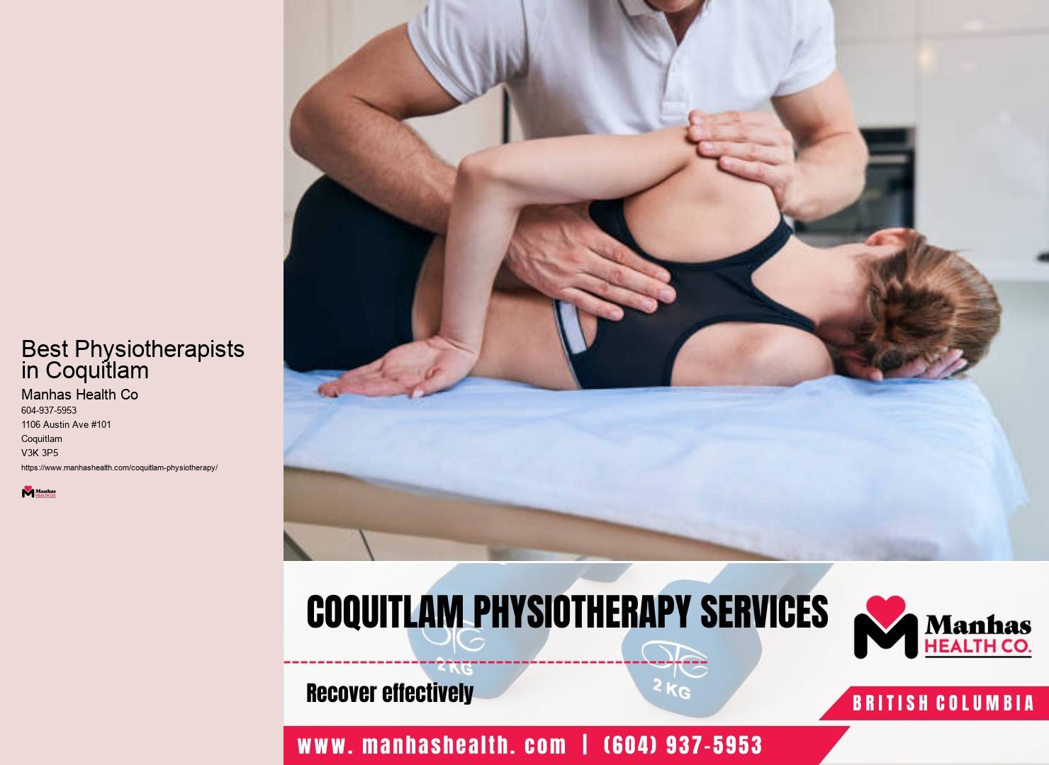 Best Physiotherapists in Coquitlam physiotherapy for shoulder pain