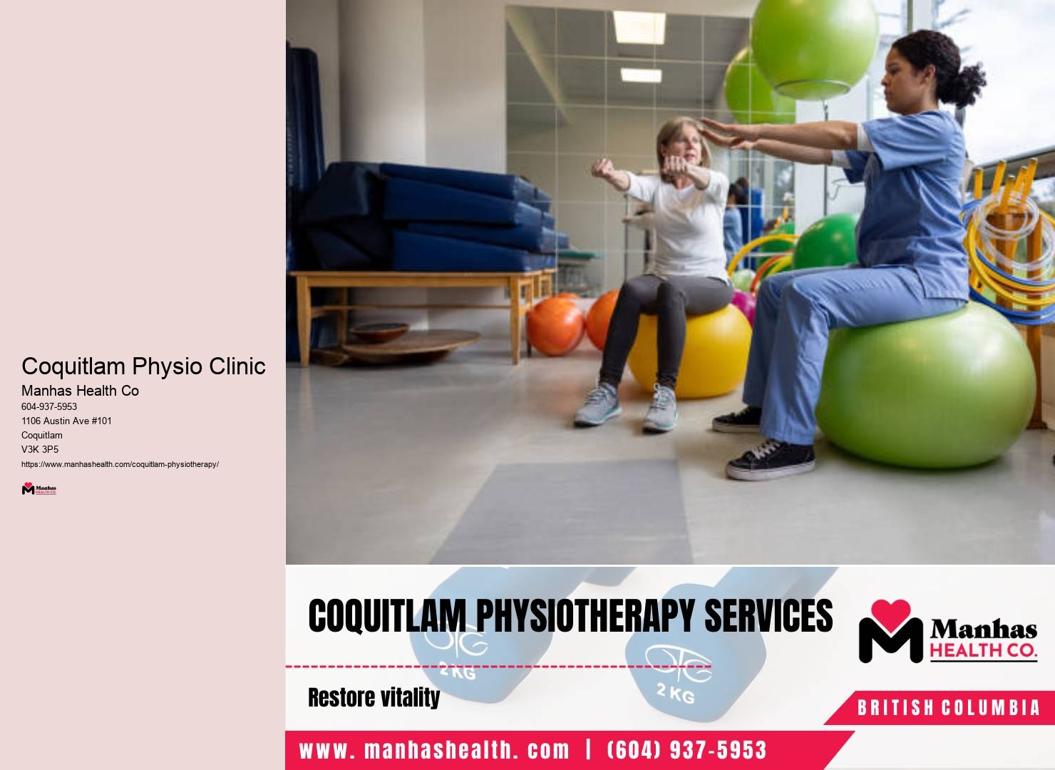 Physiotherapy for arthritis Coquitlam Physio Clinic