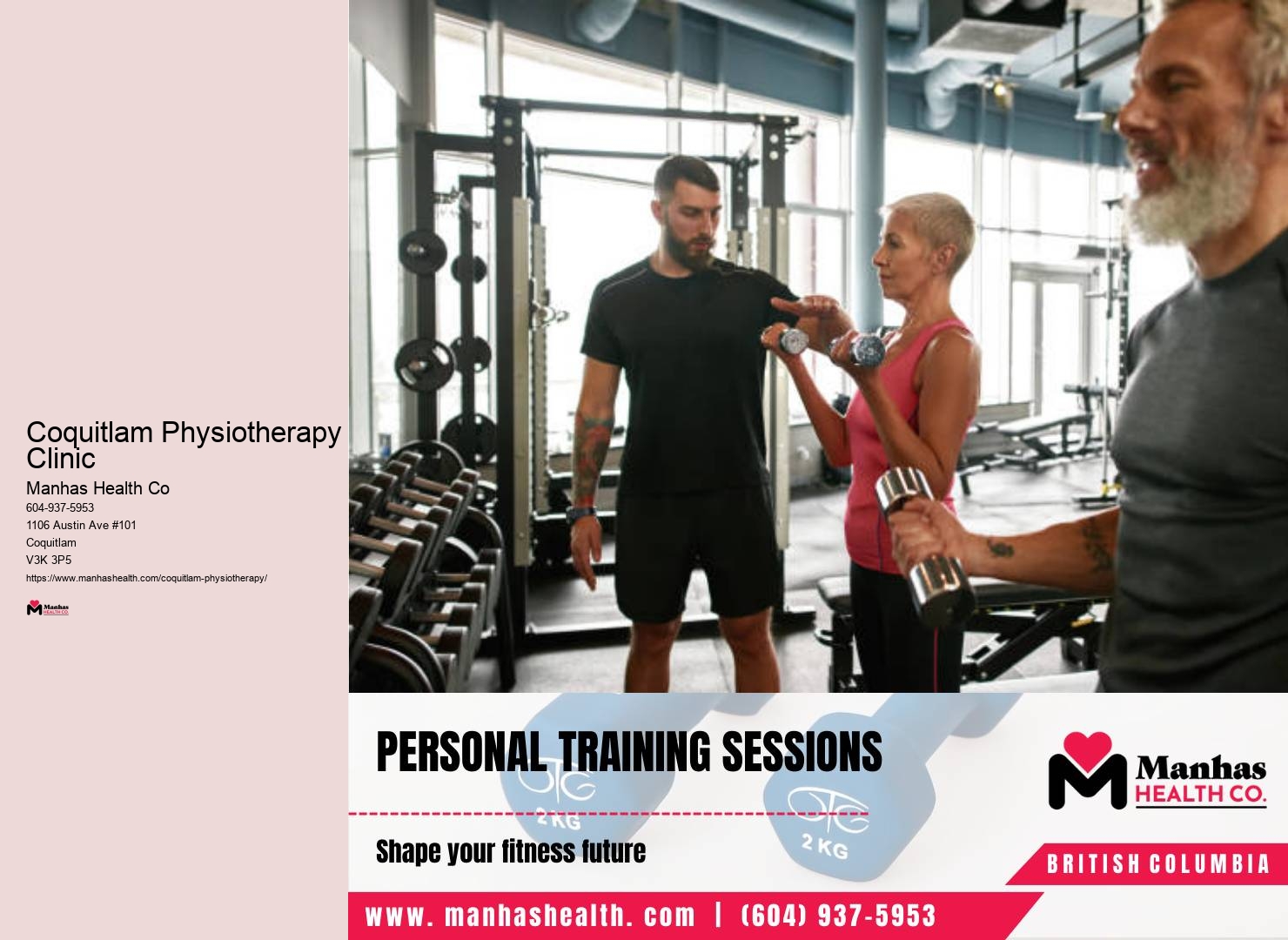 Affordable physiotherapy recommendations Coquitlam Physiotherapy Clinic
