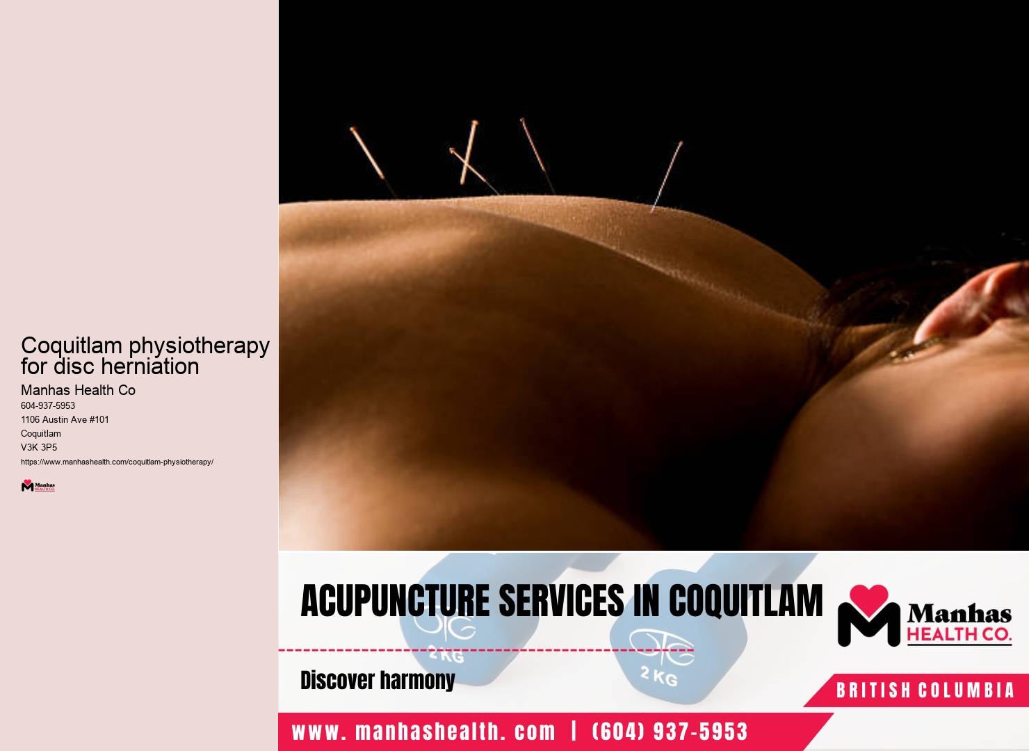 Injury prevention physiotherapy Coquitlam physiotherapy for disc herniation