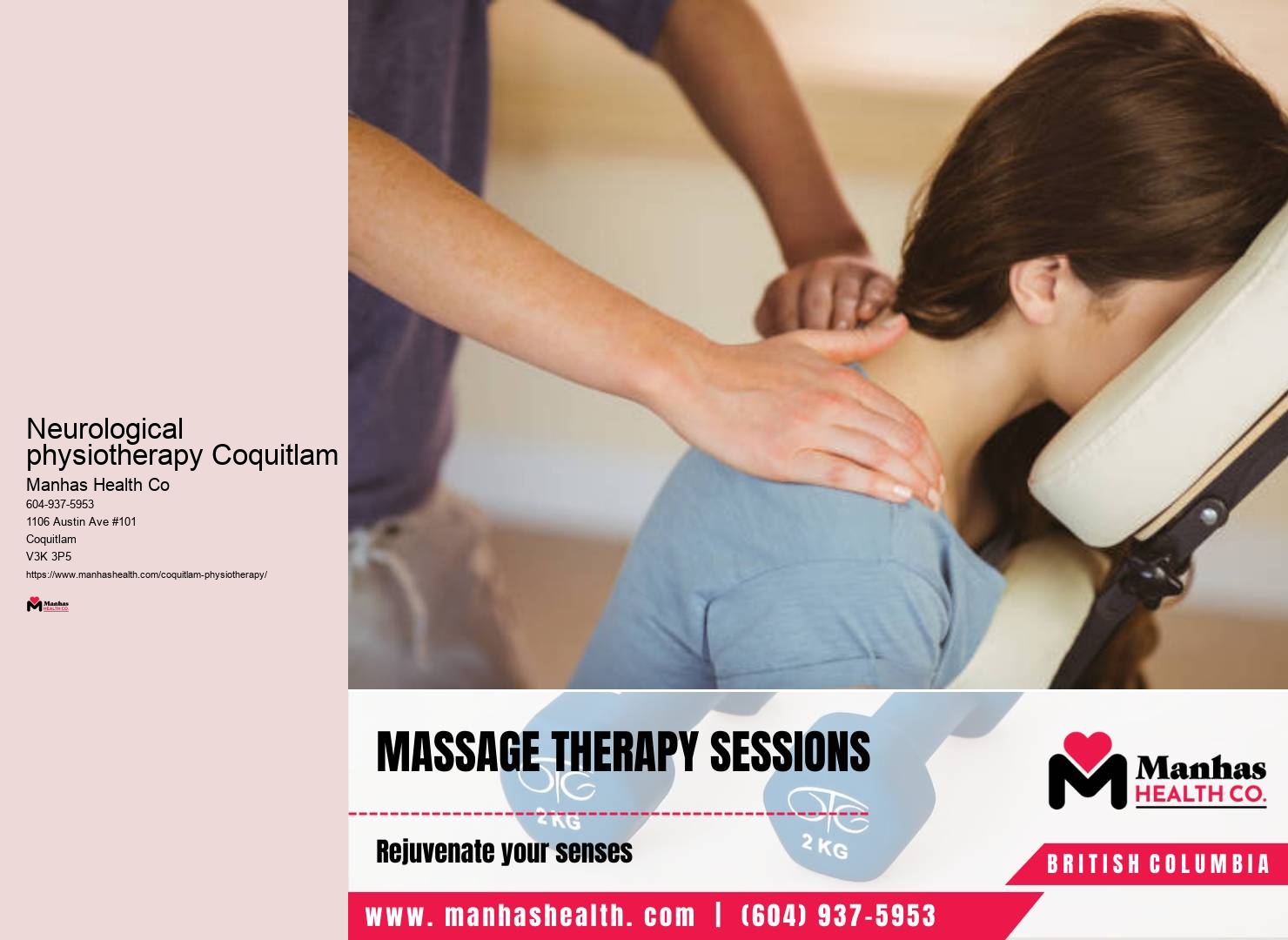 Best physiotherapy clinic Neurological physiotherapy Coquitlam