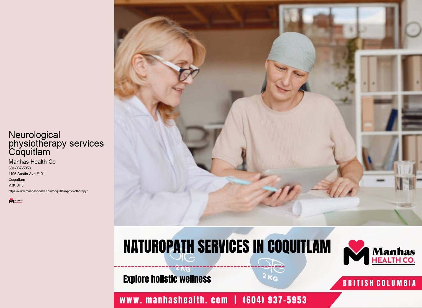 Shoulder pain physiotherapy Neurological physiotherapy services Coquitlam