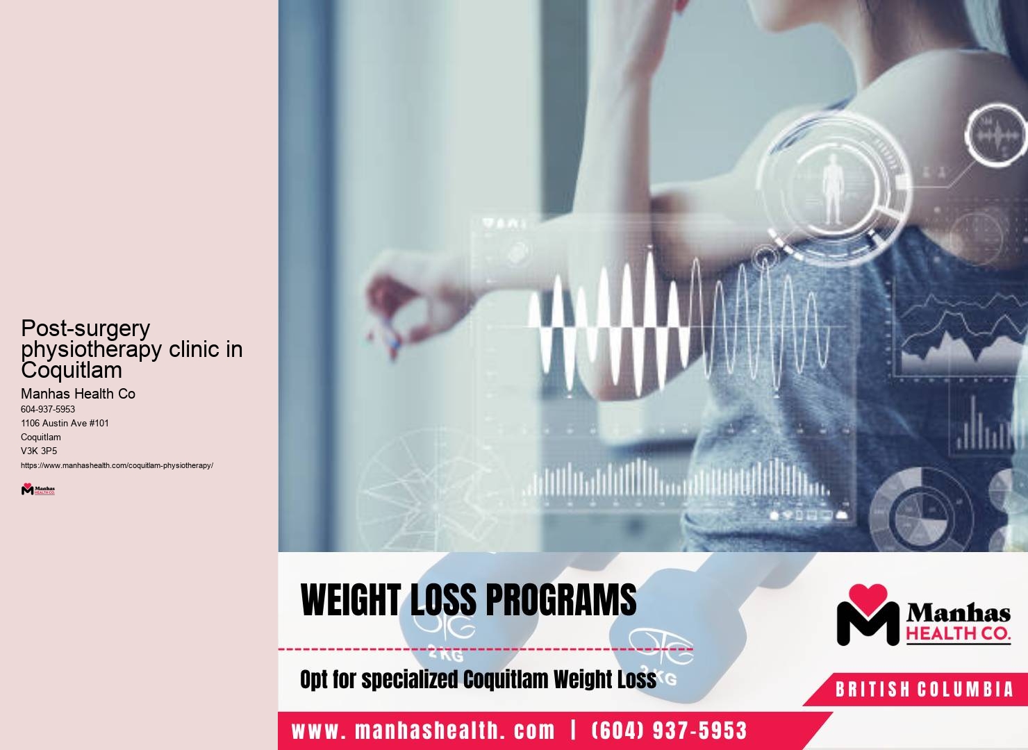 Work injury recovery exercises Post-surgery physiotherapy clinic in Coquitlam