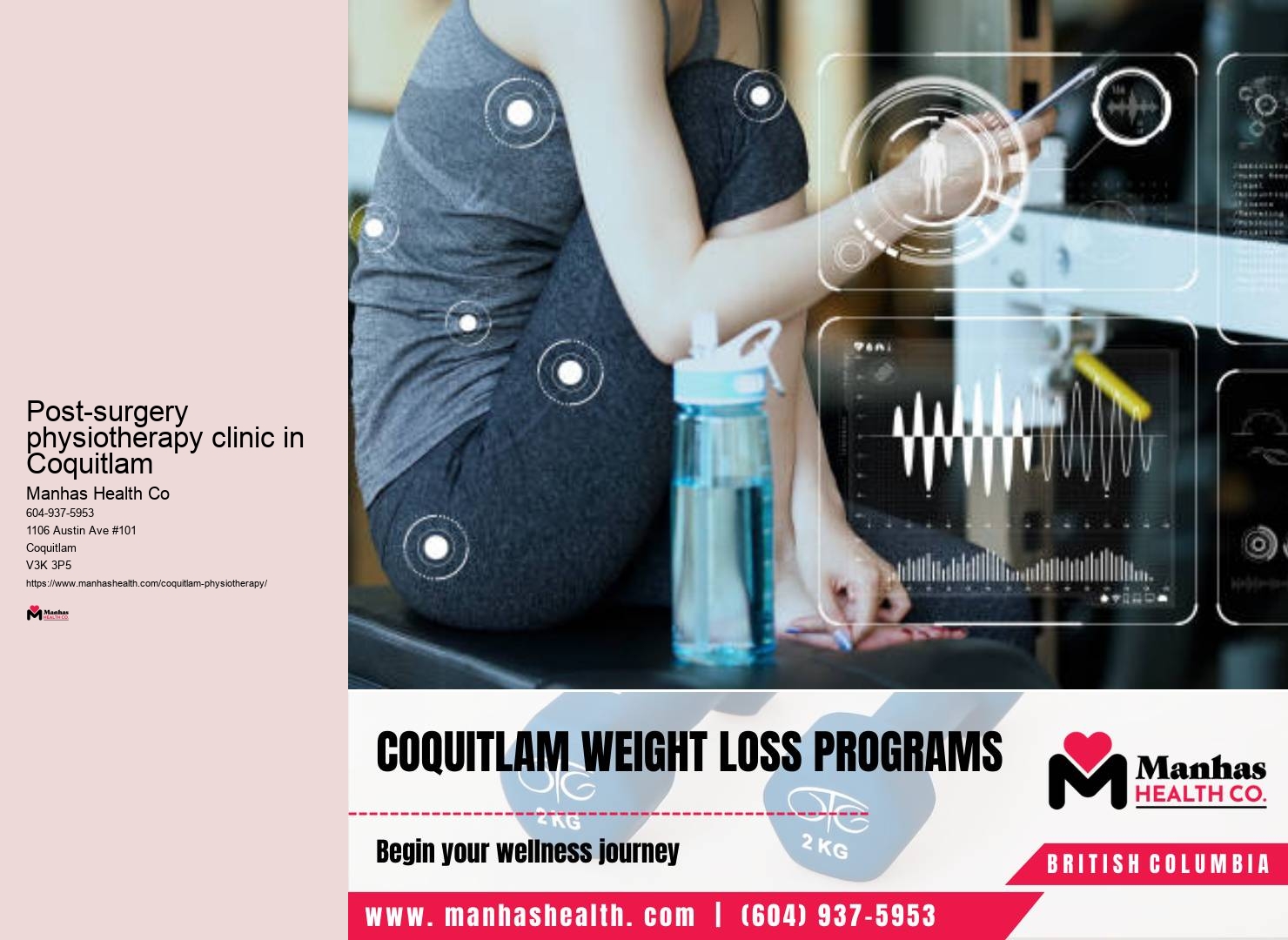 Temporomandibular joint physiotherapy Post-surgery physiotherapy clinic in Coquitlam