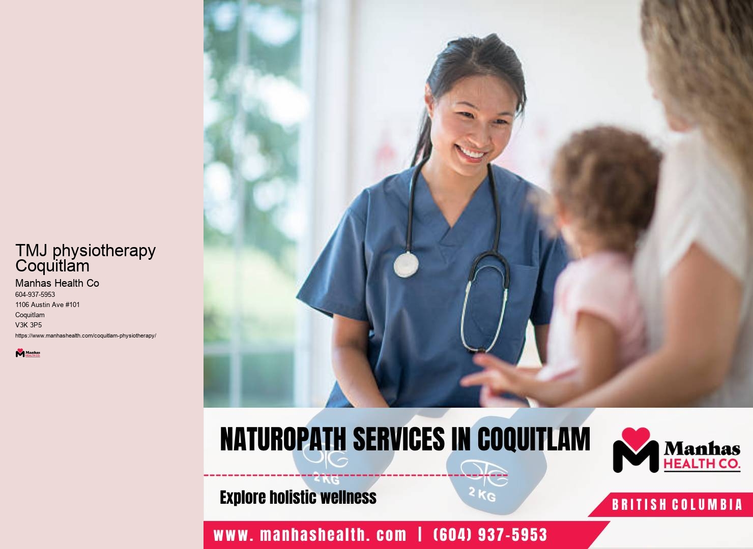 Physiotherapy clinic for athletes TMJ physiotherapy Coquitlam