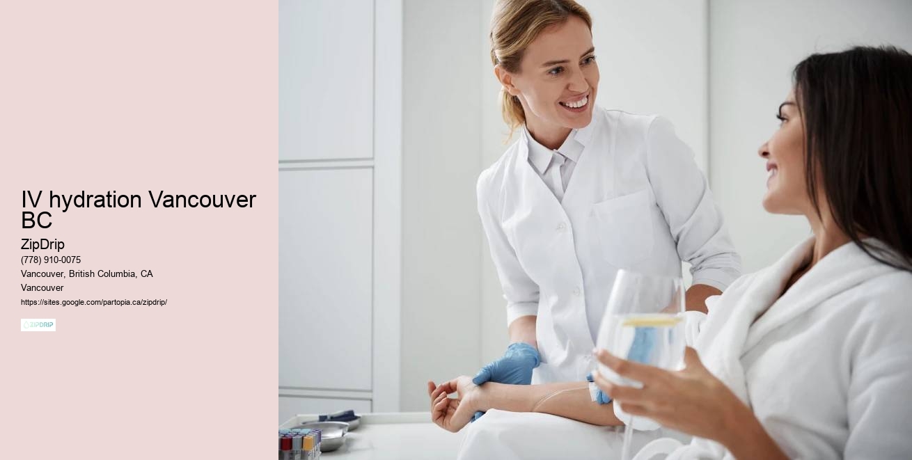 Mobile IV therapy at home IV hydration Vancouver BC