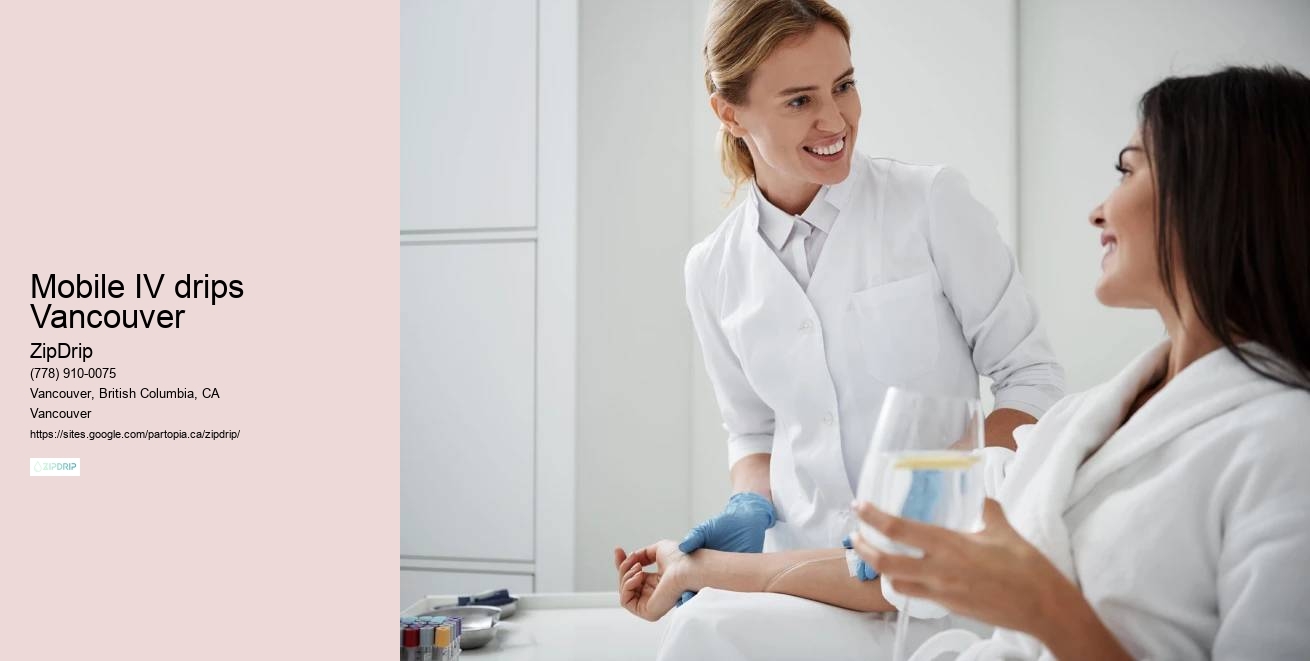 Mobile IV drips Vancouver IV detox therapy
