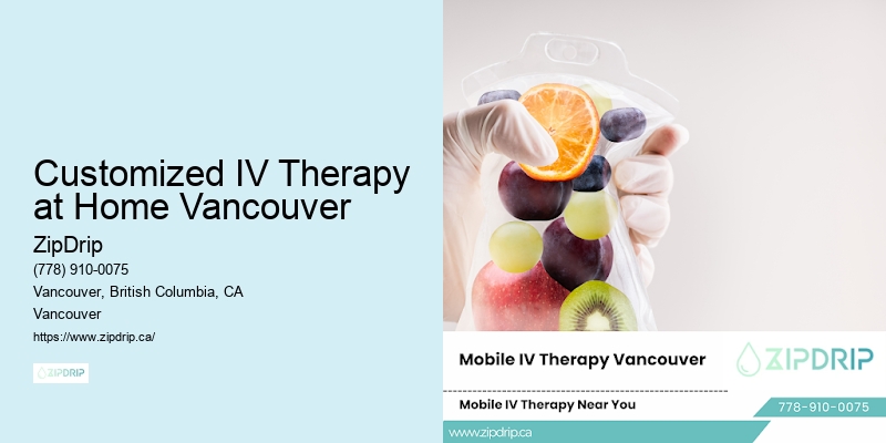 Customized IV Therapy at Home Vancouver