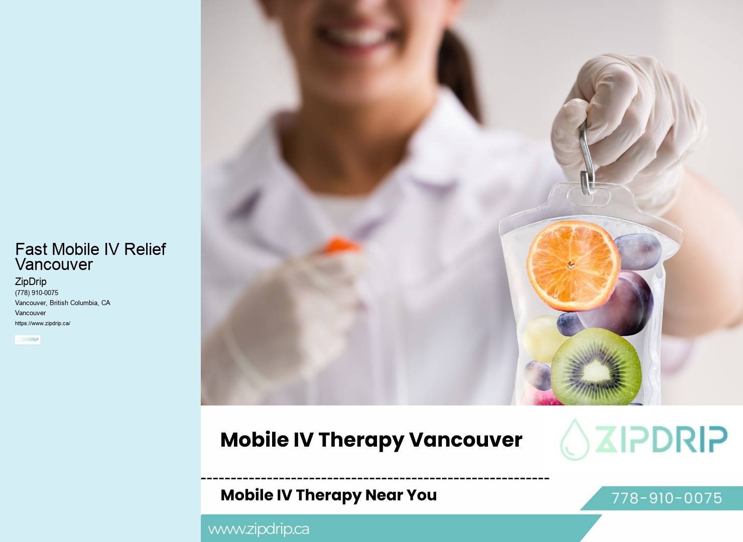 Mobile IV Therapy for Energy Fast Mobile IV Relief Vancouver