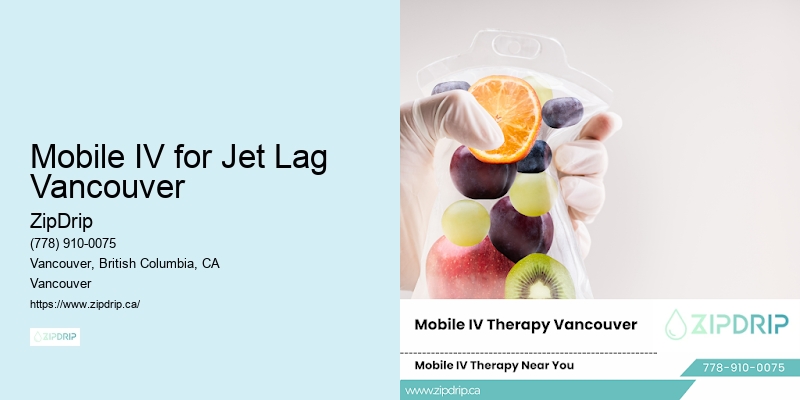 Mobile IV for Jet Lag Vancouver