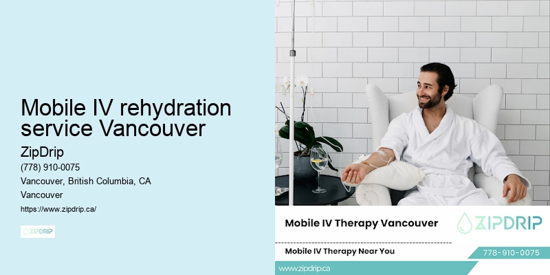 Mobile IV rehydration service Vancouver