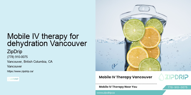 Mobile IV therapy for dehydration Vancouver