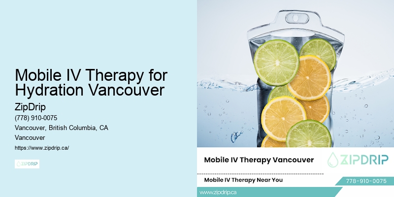 Mobile IV Therapy for Hydration Vancouver