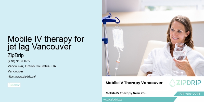 Mobile IV therapy for jet lag Vancouver