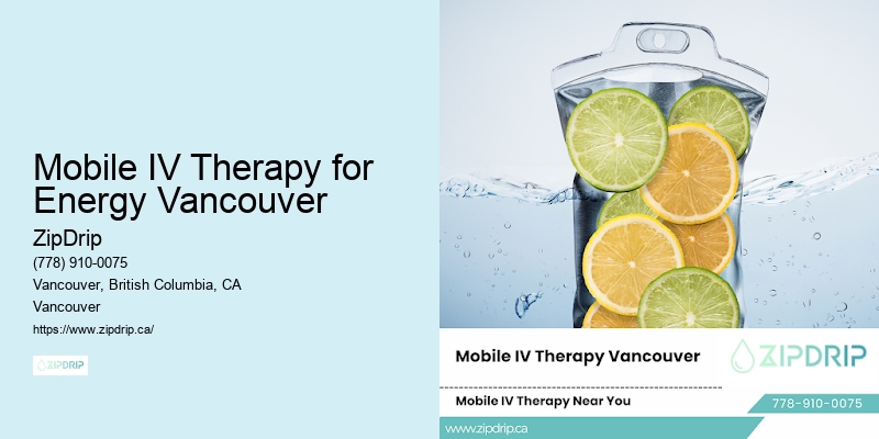 Mobile IV Therapy for Energy Vancouver