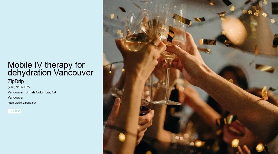 Mobile IV therapy for dehydration Vancouver IV Wellness Treatment