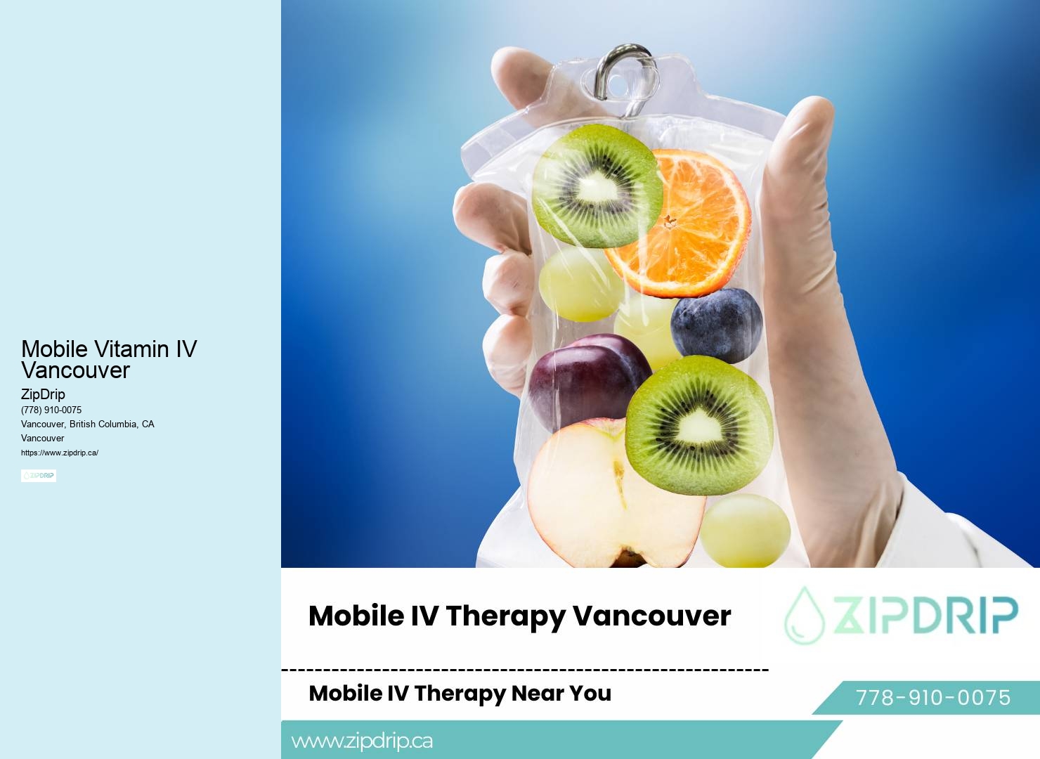 Mobile IV Jet Lag Relief Mobile Vitamin IV Vancouver