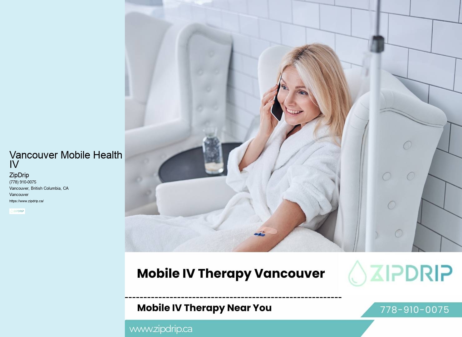 Vancouver Mobile Health IV Migraine Relief IV Therapy