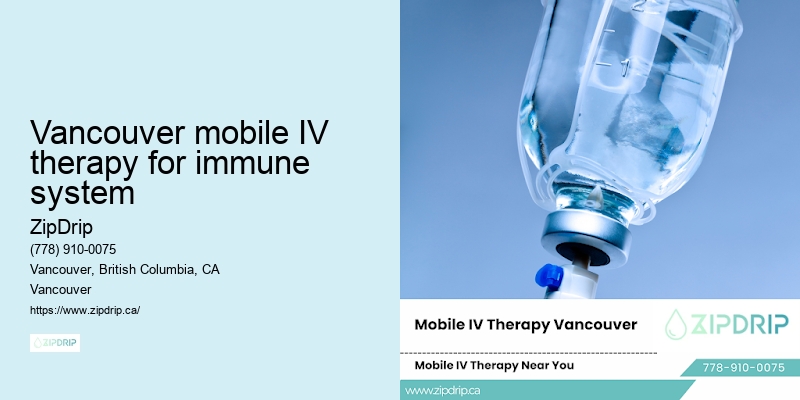 Vancouver mobile IV therapy for immune system
