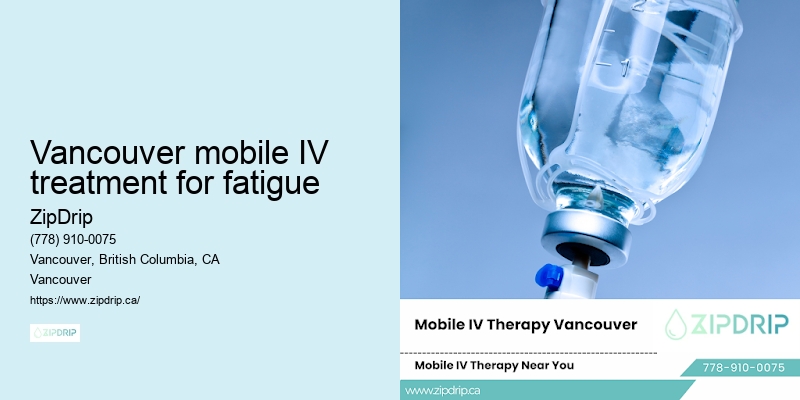 Vancouver mobile IV treatment for fatigue