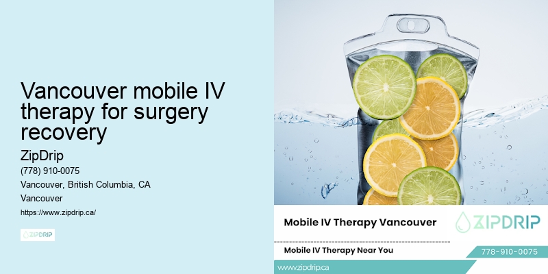 Vancouver mobile IV therapy for surgery recovery