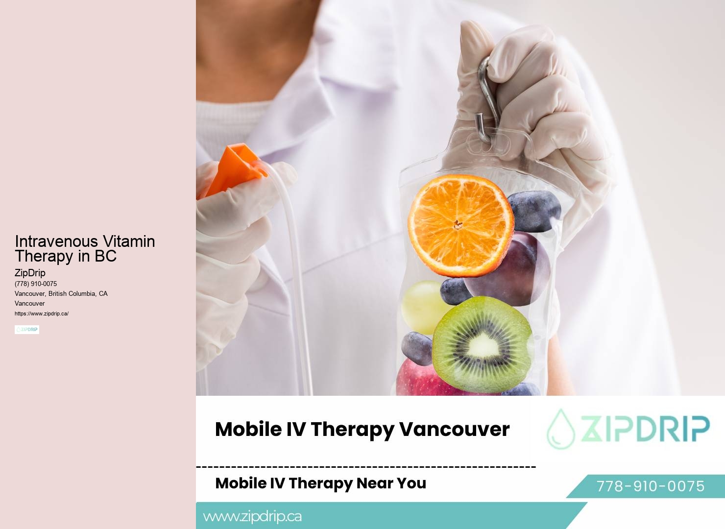 Vancouver Mobile IV Hydration Infusion