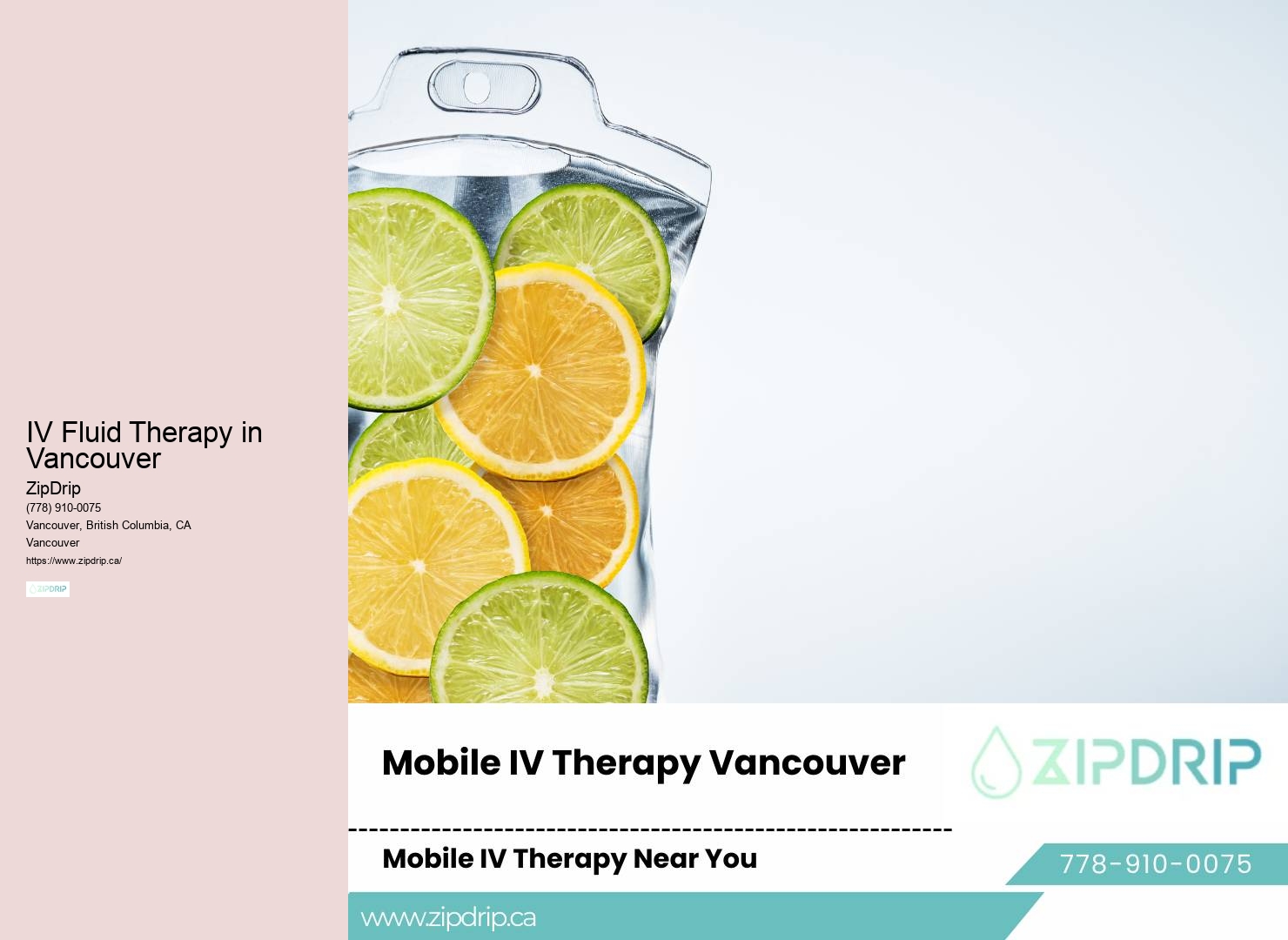 Mobile IV Wellness Boosts