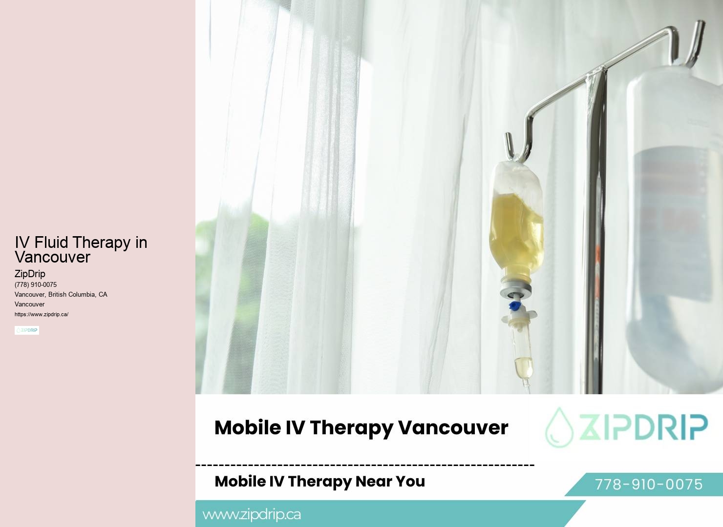 IV Therapy for Migraines Vancouver
