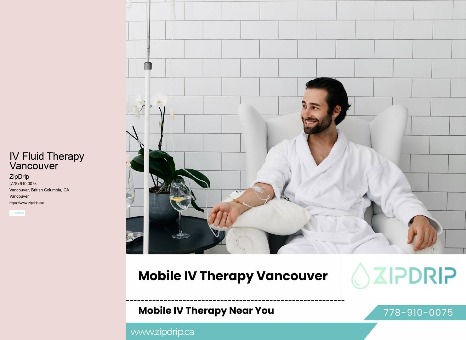 Mobile IV Wellness Vancouver