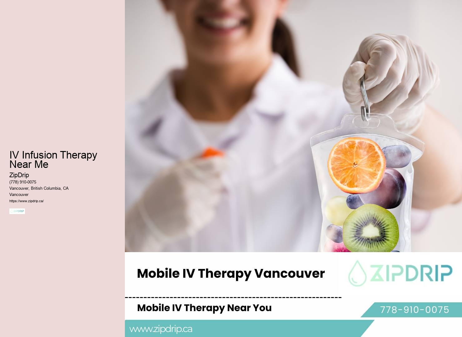 IV Therapy for Hangover Vancouver