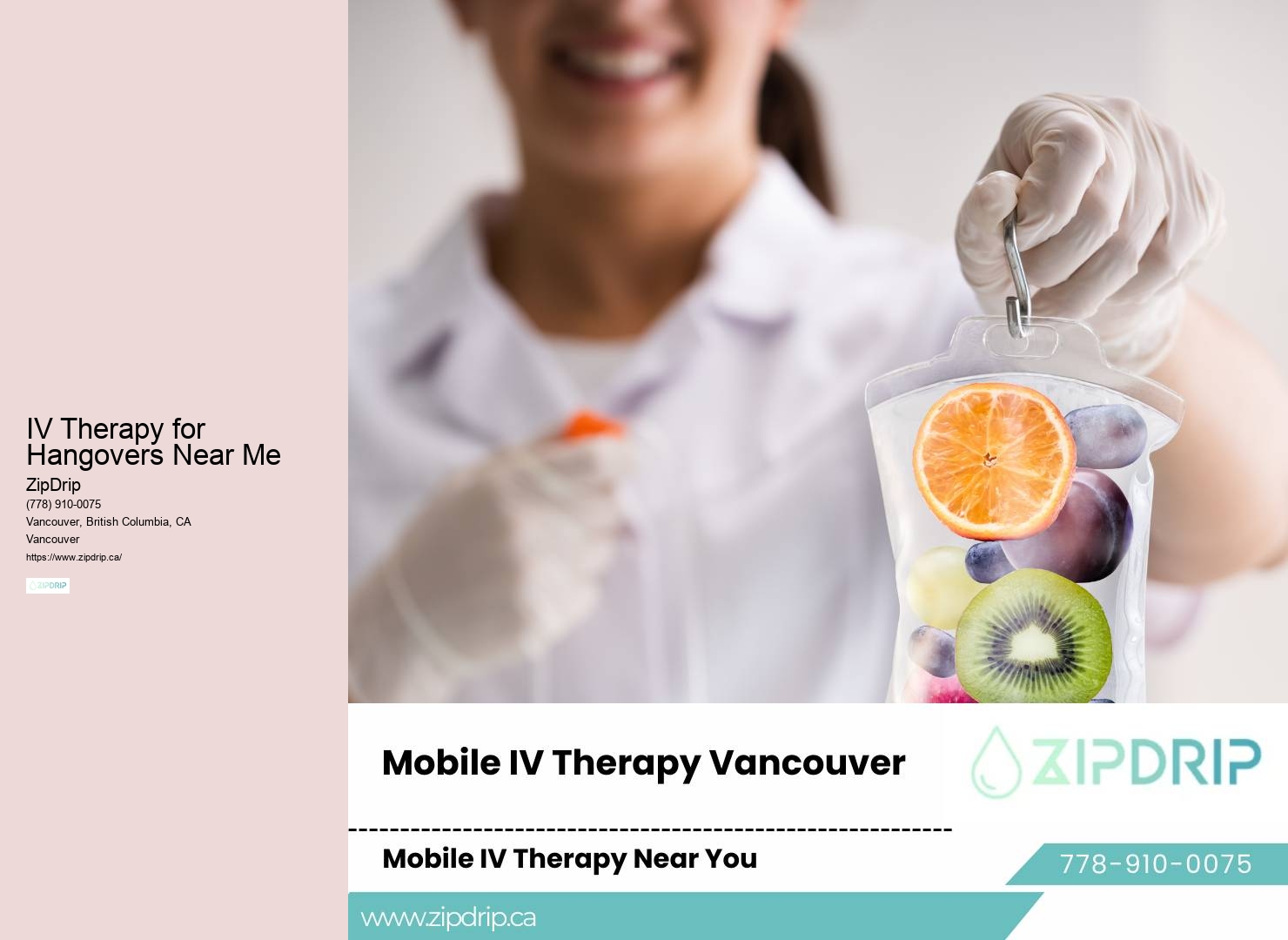 IV Therapy for Hangover Recovery