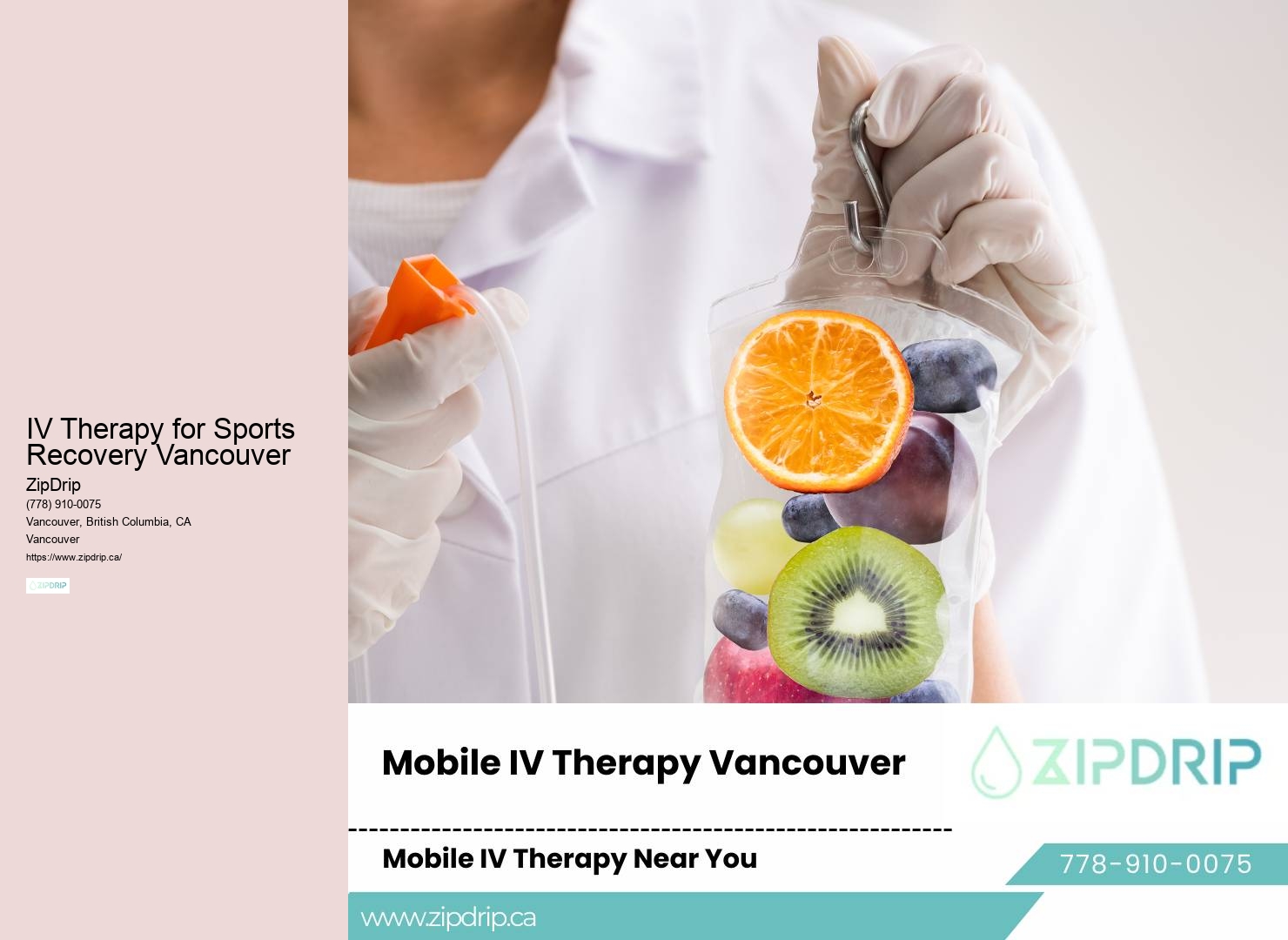 Vancouver Mobile IV Therapy Clinic