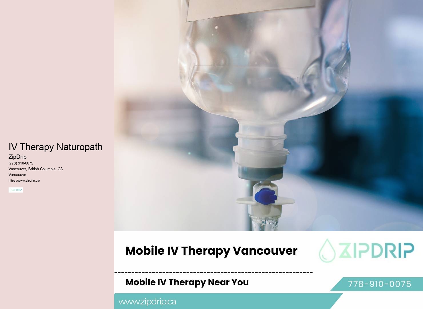 IV Nutrient Infusion Vancouver