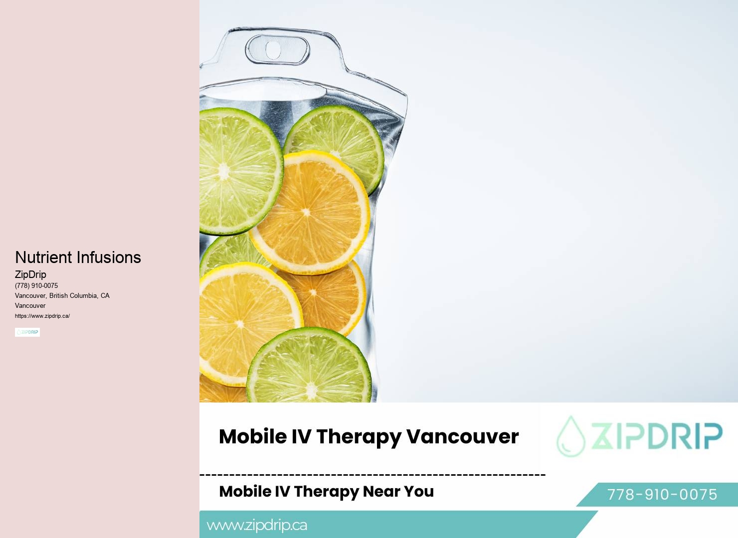 Best IV Therapy Vancouver