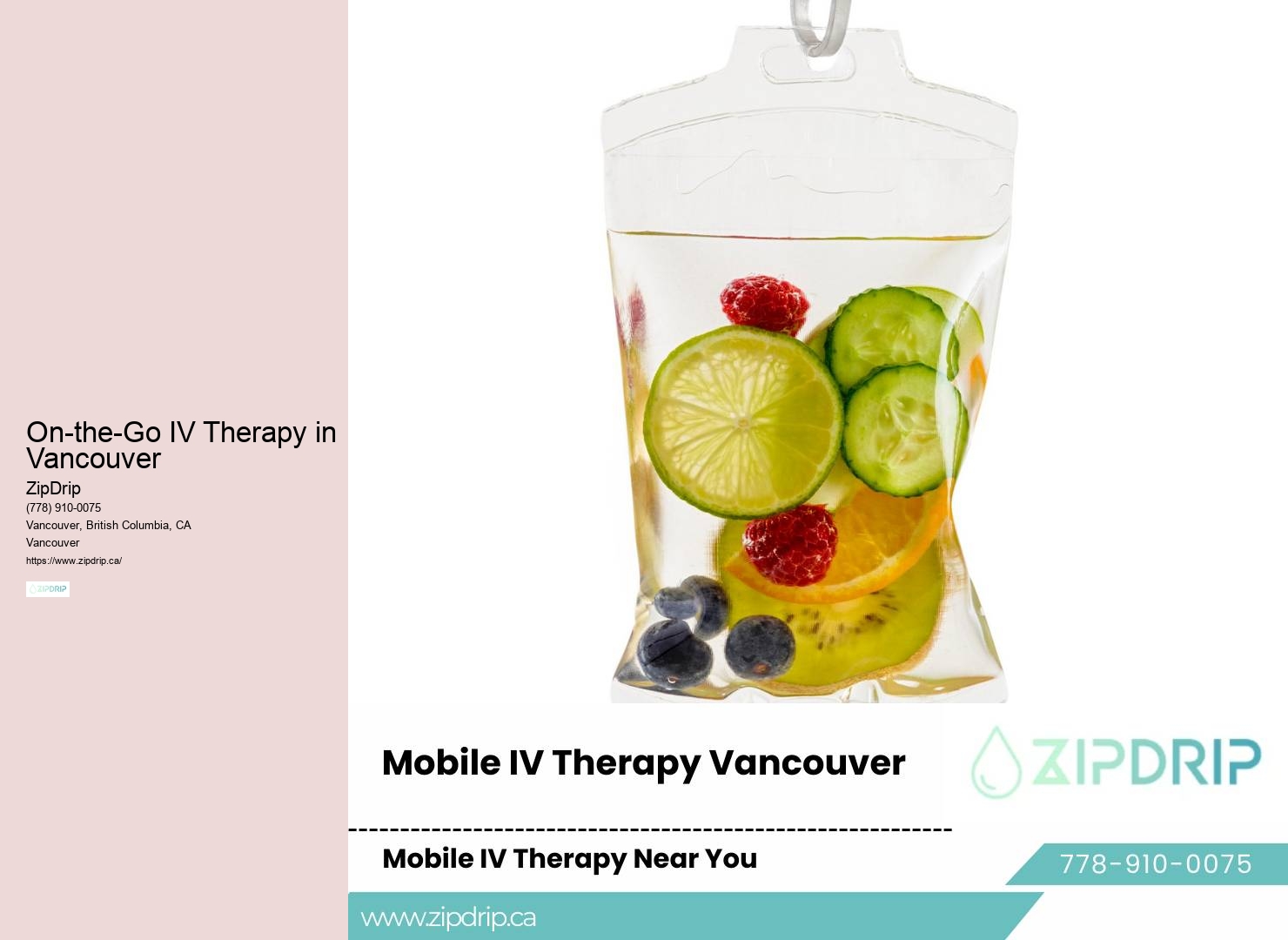 IV Vitamin Infusion Vancouver