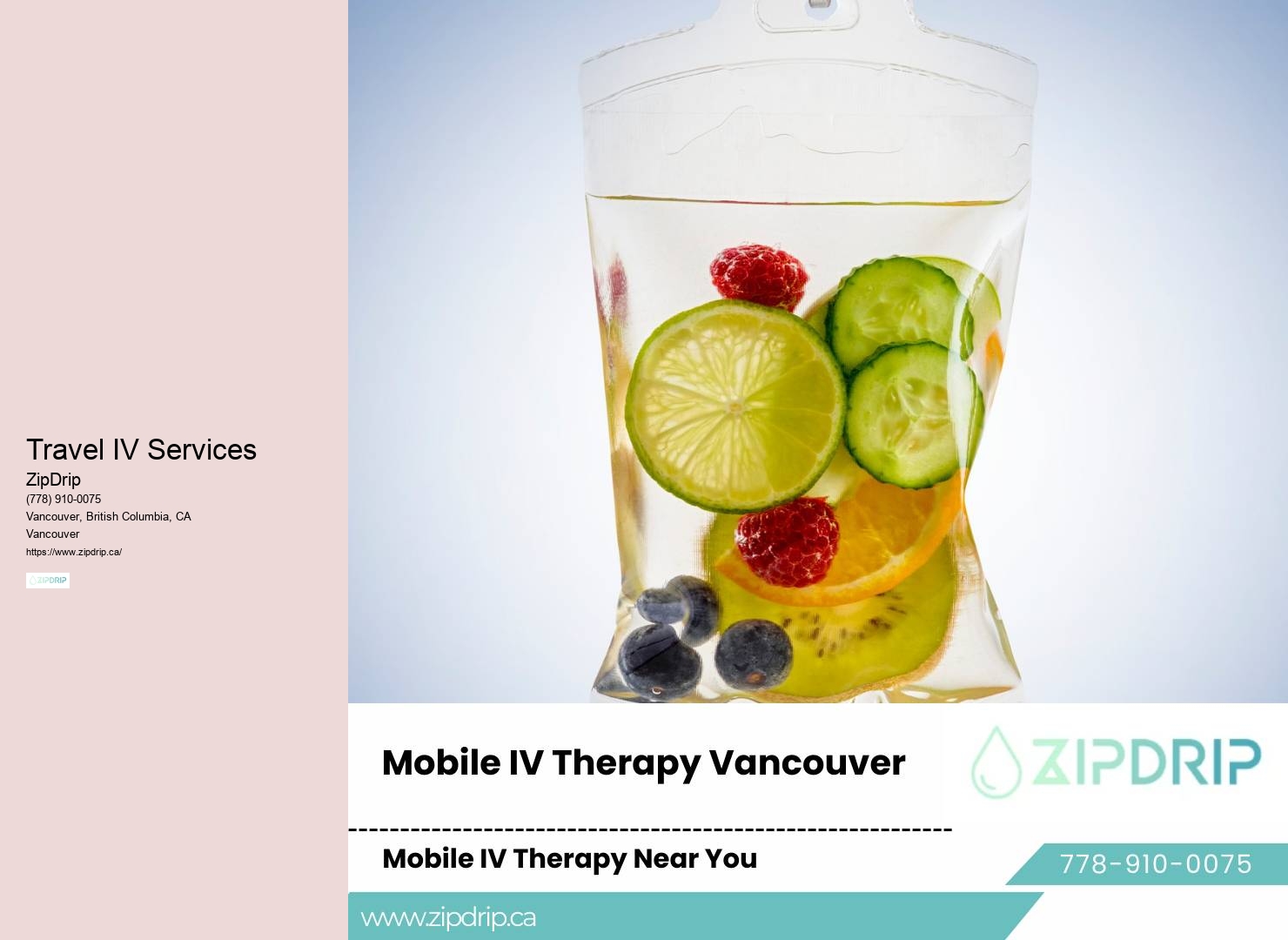 Hangover Relief Service