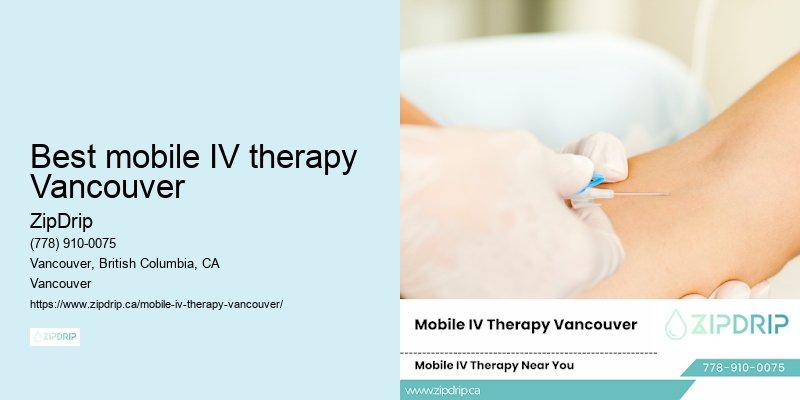 Best mobile IV therapy Vancouver