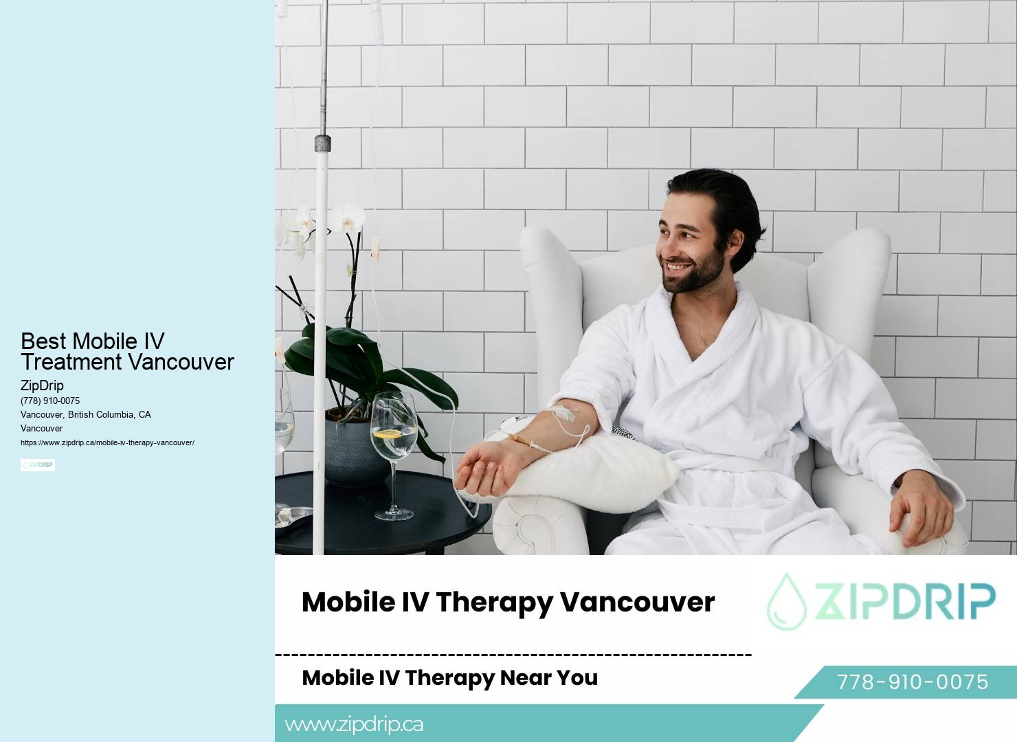 Mobile IV therapy for vitamin replenishment Best Mobile IV Treatment Vancouver