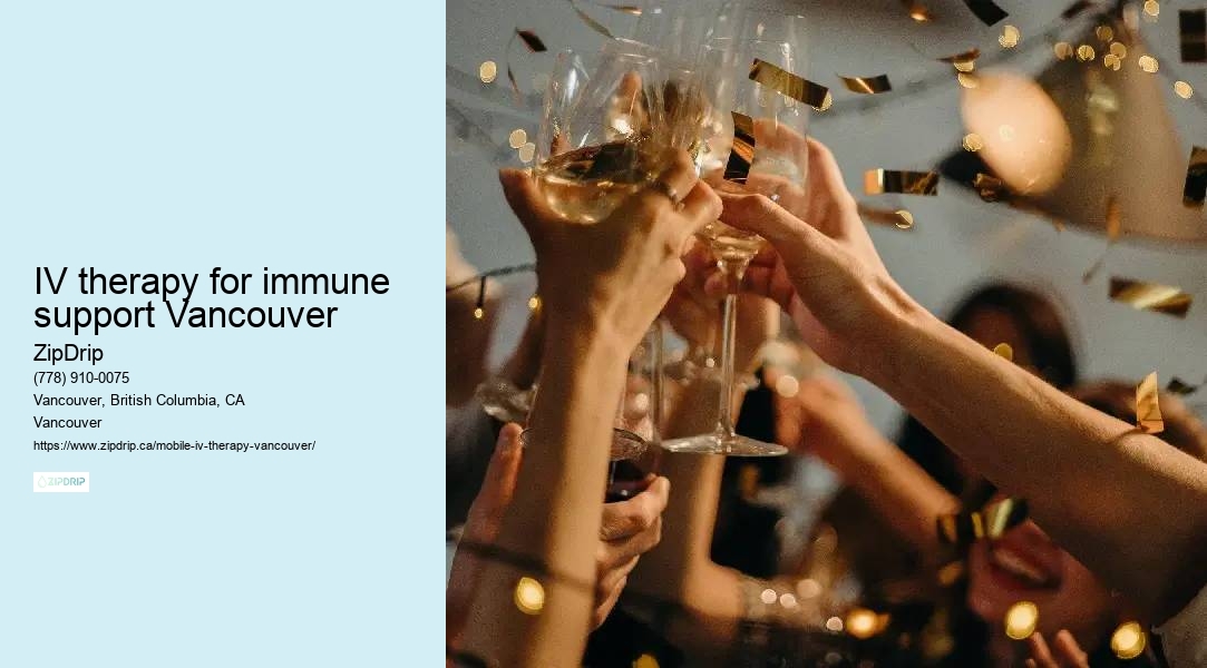 IV hydration for skin rejuvenation IV therapy for immune support Vancouver