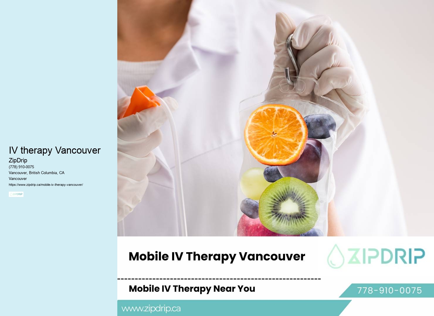 IV therapy for performance enhancement IV therapy Vancouver