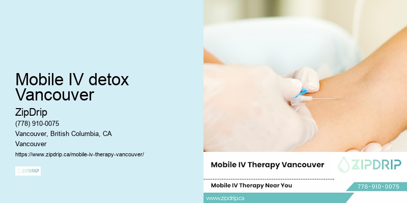 Mobile IV detox Vancouver